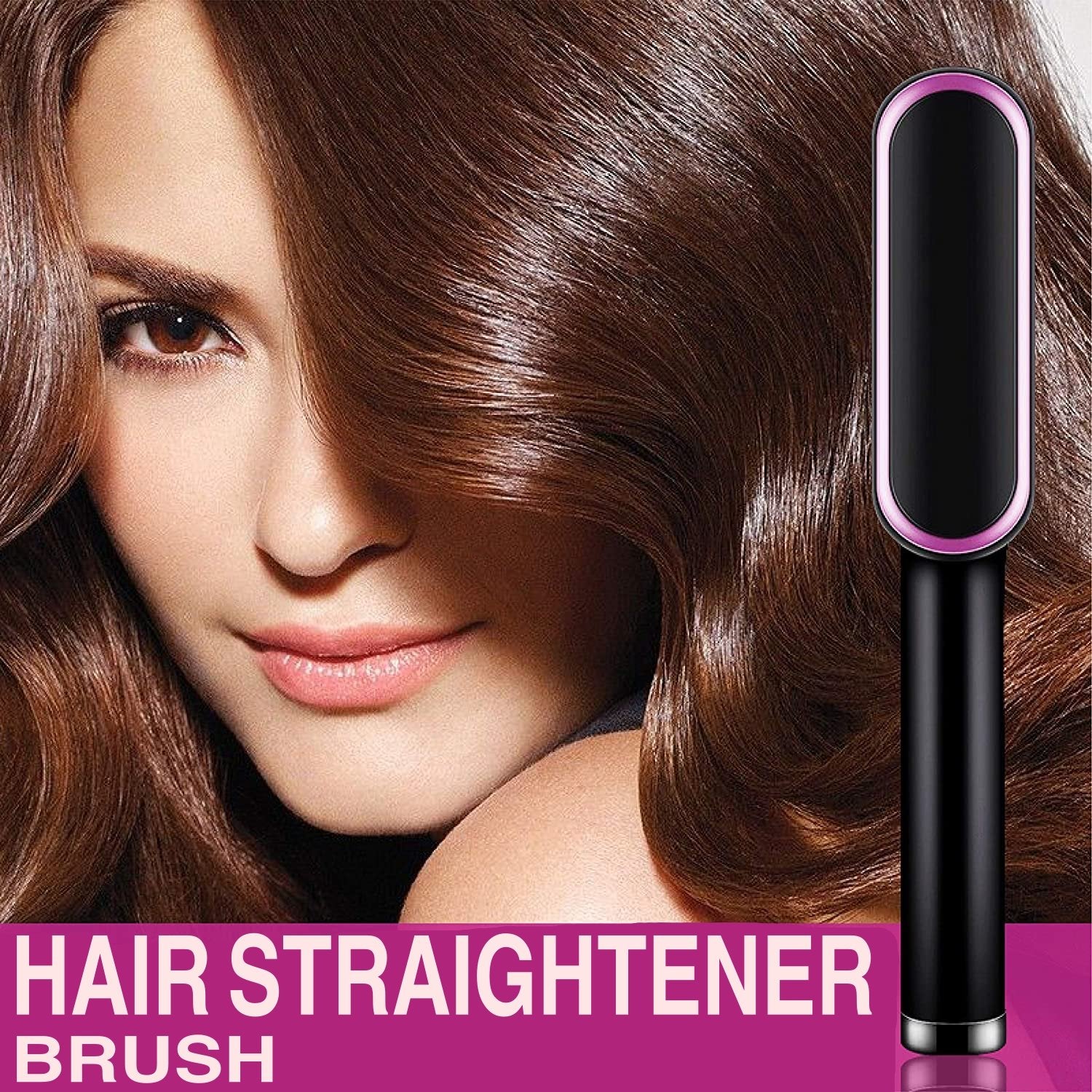 Hair Straightener Brush and Straightening Comb for Women - Image 2