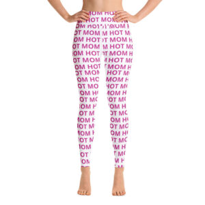 Hot Mom Allover Block Print Leggings (multiple colors)