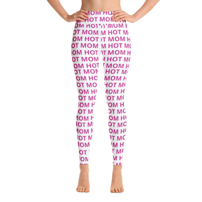 Hot Mom Allover Block Print Leggings (multiple colors)